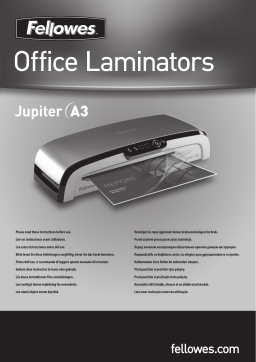 Fellowes JUPITER A3 Manuel utilisateur