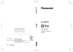 Panasonic DC S1R Manuel utilisateur