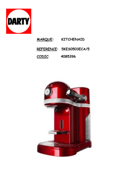 KitchenAid 5KES0503ECA Manuel utilisateur