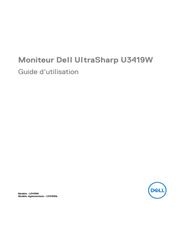 Dell U3419W electronics accessory Manuel utilisateur | Fixfr