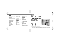 Canon PowerShot A510 Manuel utilisateur