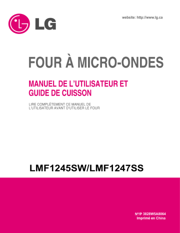 LG MD-1243KTL Manuel du propriétaire | Fixfr