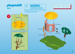 Playmobil 6423 Dierenomheining Manuel utilisateur