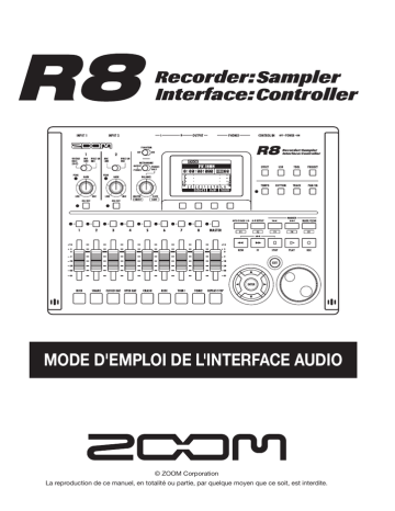 Zoom R8 Mode d'emploi | Fixfr