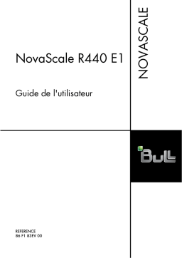 Bull NovaScale R440 E1 Manuel utilisateur