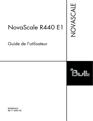 Bull NovaScale R440 E1 Manuel utilisateur | Fixfr