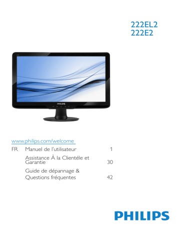 Manuel du propriétaire | Philips 222E2SB Manuel utilisateur | Fixfr