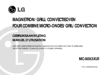 LG MC-8083XLR Manuel du propriétaire | Fixfr