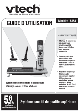 VTech VT 5858 Manuel utilisateur