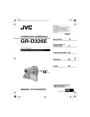 JVC GR D326E Manuel utilisateur | Fixfr