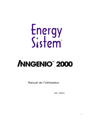 Mode d'emploi | ENERGY SISTEM Inngenio 2000 Manuel utilisateur | Fixfr