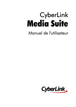 CyberLink Media Suite 8 Mode d'emploi