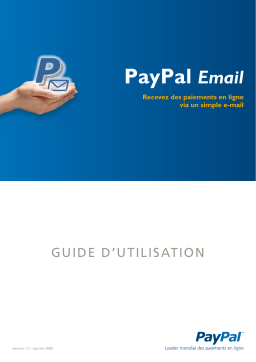 PayPal Email 2012 Manuel utilisateur