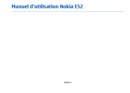 Microsoft E52 Manuel utilisateur