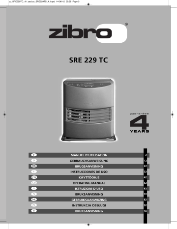 Manuel du propriétaire | Zibro SRE229TC Manuel utilisateur | Fixfr
