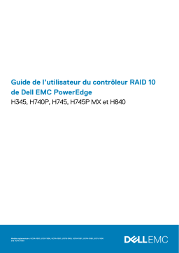 Dell PowerEdge RAID Controller H840 Manuel utilisateur