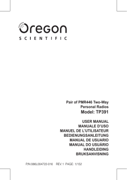 Oregon Scientific TP391 Manuel utilisateur