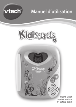 VTech KIDI SECRETS Manuel utilisateur