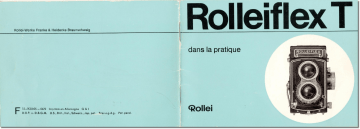 Rollei Rolleiflex T Manuel utilisateur | Fixfr