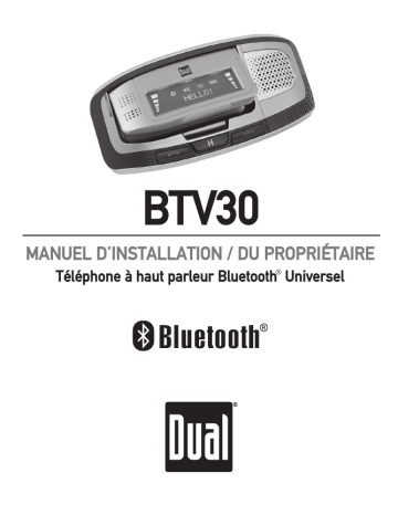Manuel du propriétaire | Dual BTV30 Manuel utilisateur | Fixfr