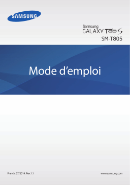 Samsung Galaxy Tab S 10.5 4G Mode d'emploi