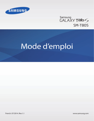 SM-T805 | Samsung Galaxy Tab S 10.5 4G Mode d'emploi | Fixfr