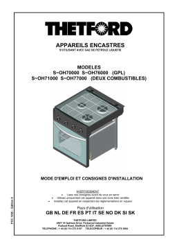 THETFORD S-OH77000 Manuel utilisateur