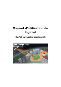 Medion GoPal Navigator v5.5 Manuel utilisateur