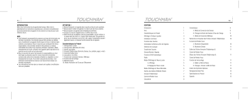 Touchman TM400 | Mode d'emploi | Lexibook TM400 Manuel utilisateur | Fixfr