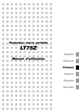 NEC LT75z Manuel utilisateur