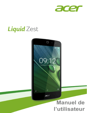 Liquid Zest | Mode d'emploi | Acer T06 Manuel utilisateur | Fixfr