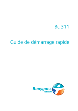 Bouygues Telecom BC-311 Manuel utilisateur