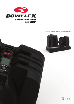 Bowflex 560 Dumbbells Manuel utilisateur