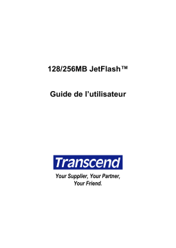 Transcend TS128MJFLASHM Manuel utilisateur