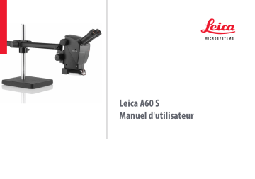 Leica Microsystems A60 F Routine Manual Manuel utilisateur | Fixfr