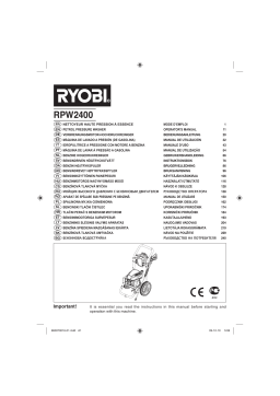 Ryobi RPW-2400 Manuel utilisateur