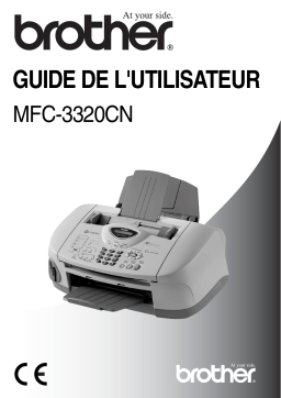 Brother MFC-3320CN Manuel utilisateur