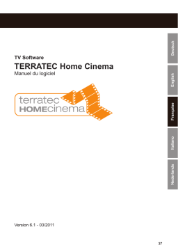 Terratec Home Cinema Manual Manuel utilisateur