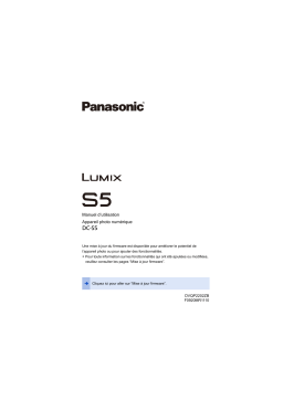 Panasonic DC S5 Manuel utilisateur