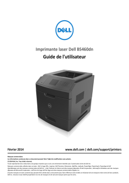 Dell B5460dn Mono Laser Printer printers accessory Manuel utilisateur