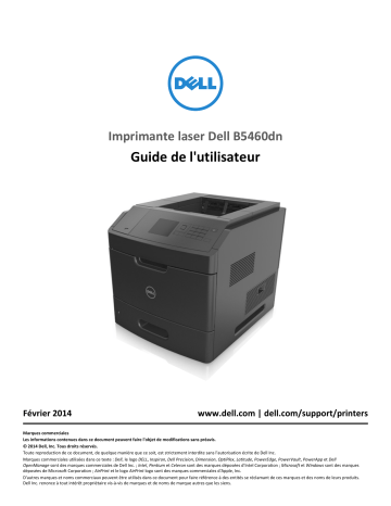 Dell B5460dn Mono Laser Printer printers accessory Manuel utilisateur | Fixfr