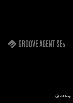 Steinberg Groove Agent SE5 Manuel utilisateur