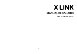 Blu X Link Manuel du propriétaire