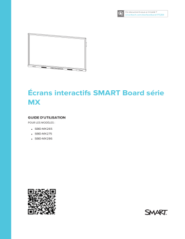 SMART Technologies Board MX Mode d'emploi | Fixfr