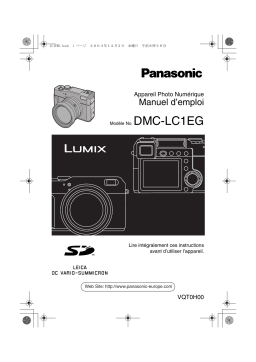 Panasonic DMC LC1 EG Mode d'emploi