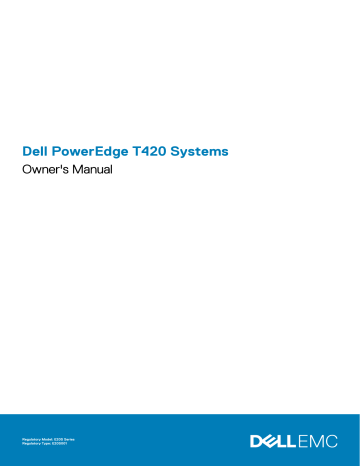 Dell PowerEdge T420 server Manuel du propriétaire | Fixfr