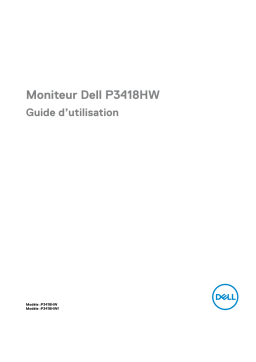 Dell P3418HW electronics accessory Manuel utilisateur