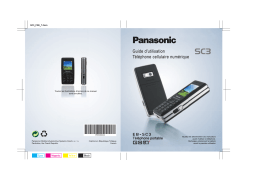 Panasonic SC3 Manuel utilisateur