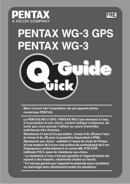 Pentax Série Optio WG3 Manuel utilisateur