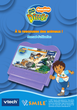 VTech JEU V.SMILE GO DIEGO Manuel utilisateur